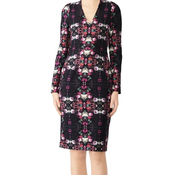 Black halo Mindy sheath dress kaleidoscope size 0 - Picture 1 of 9